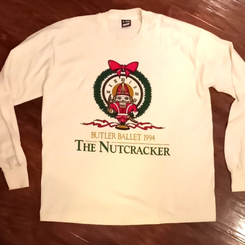 Vintage 90s best LS tee Butler University sz XL